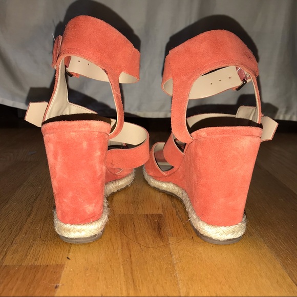 Red/Orange Marc Fisher Wedges - Picture 4 of 4